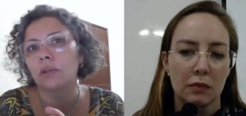 Virgínia apresentou uma proposta de intervenção utilizada por ela, realizada em etapas. Fotos: Divulgação