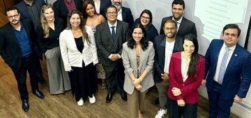 Prof. Guilherme Castro (FAACZ) na Comissão de Licitações da OAB/ES e na discussão para criar a Regional da SBB-ES. Foto: Divulgação.