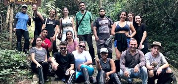 Universitários do 9º período de Direito na trilha da Barriguda. Foto: Divulgação