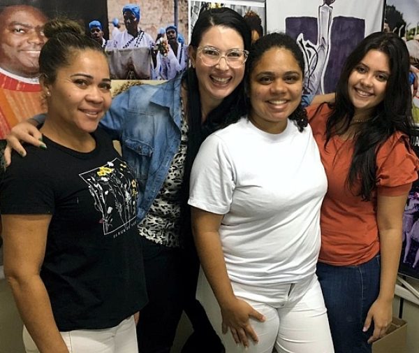 Alunas do curso de Enfermagem envolvidas na execução do projeto social da FAACZ. Foto: Divulgação