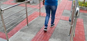 Acessibilidade com rampas e pisos táteis. Fotos: Divulgação